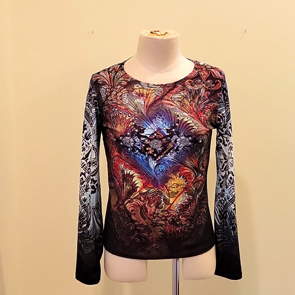 Nicole Miller stretch top 17.5 ins. PtP